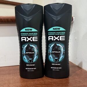 NWT 2 AXE Apollo Sage & Sea Salt Body Wash